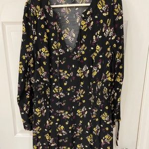 Torrid Dress Black Yellow